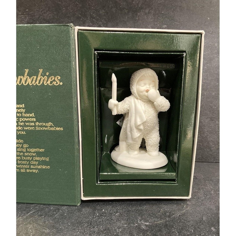 Dept 56 Snowbabies "I'm So Sleepy" 68810 1996 Original Box Retired NRFB Vtg